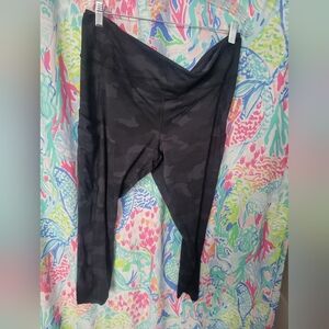 Lululemon Womens Black Camp Pocket Leggings 20